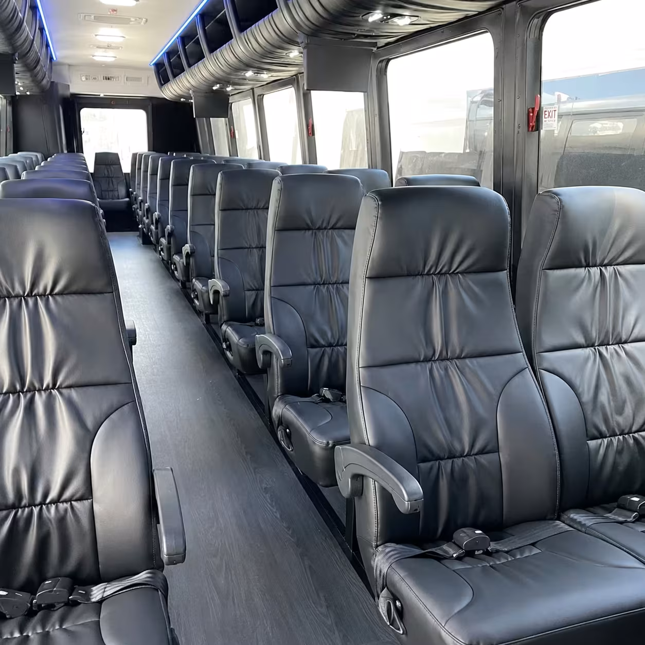 28 passenger minibus inside