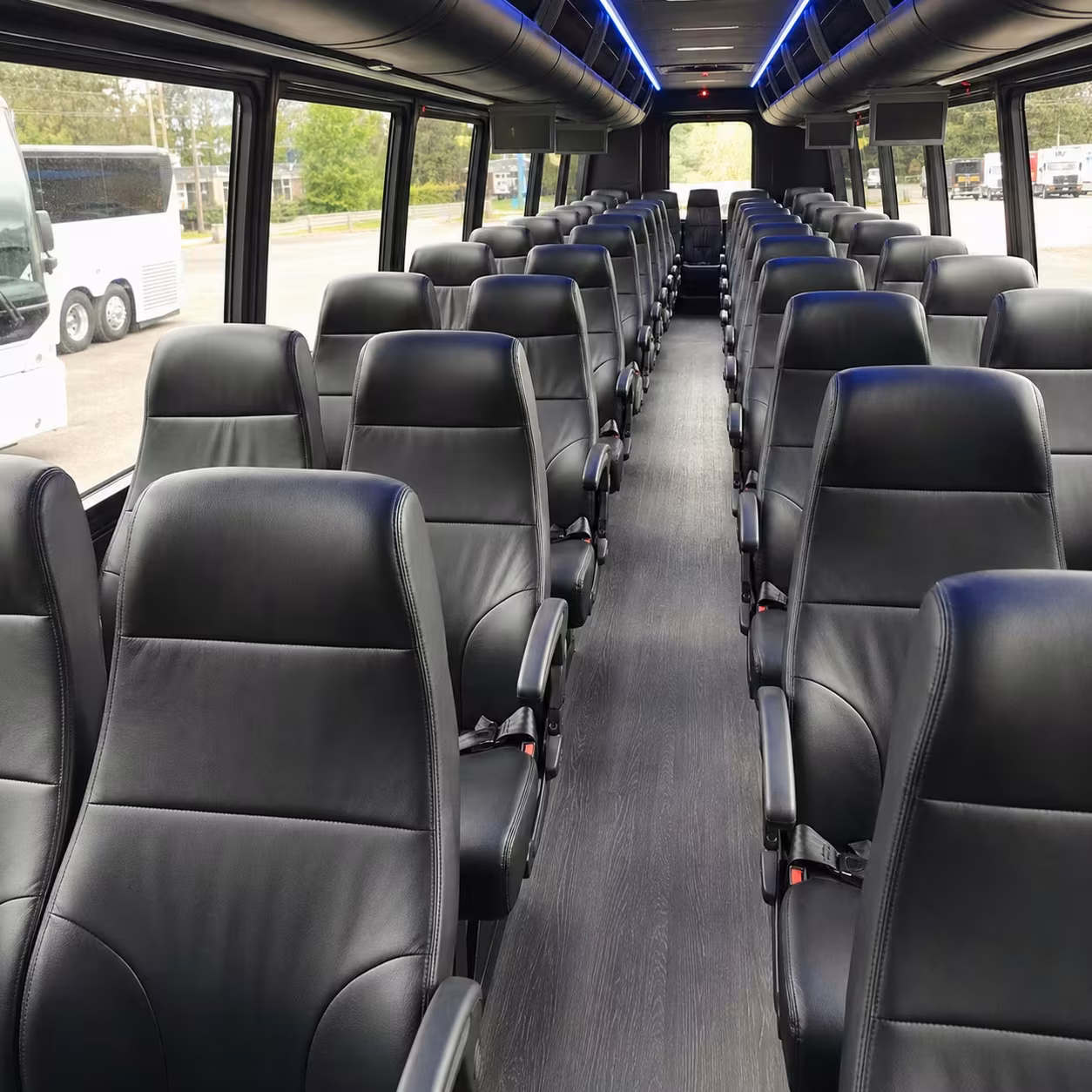 35 passenger minibus inside