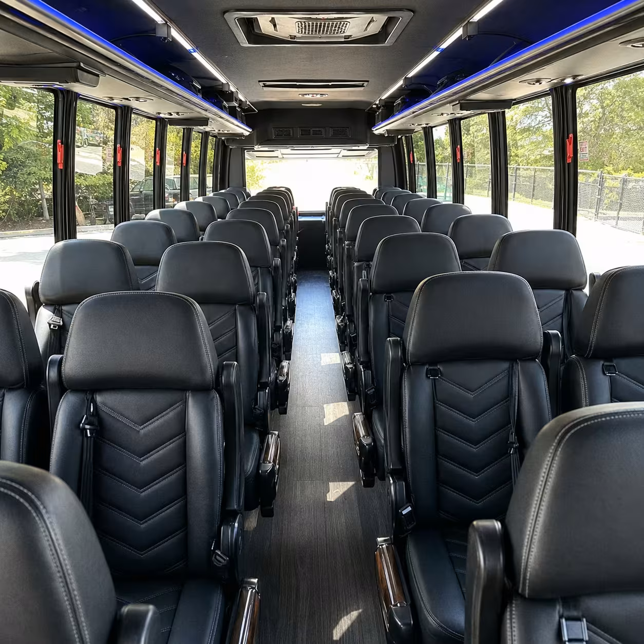 35 passenger minibus interior
