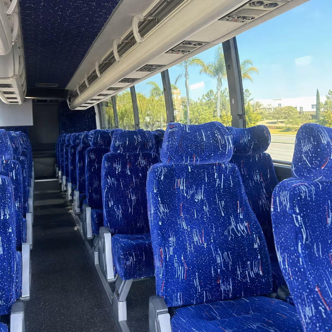 indio charter bus interior