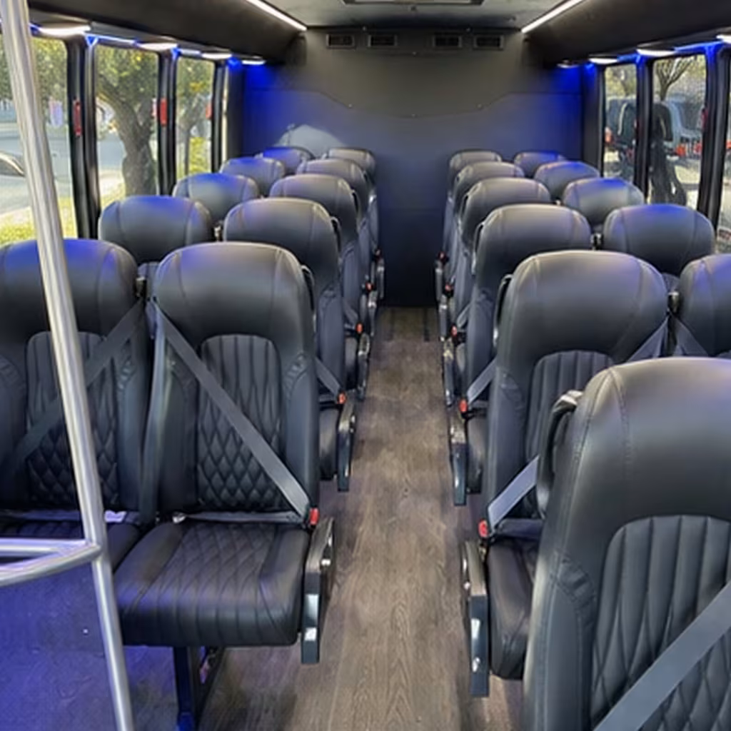 minibus rentals for smaller prom groups in indio
