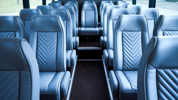 15 passenger minibus interior