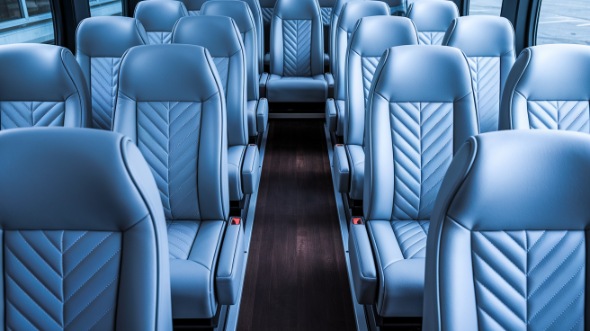 25 passenger minibus interior