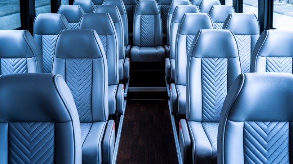 28 passenger minibus interior