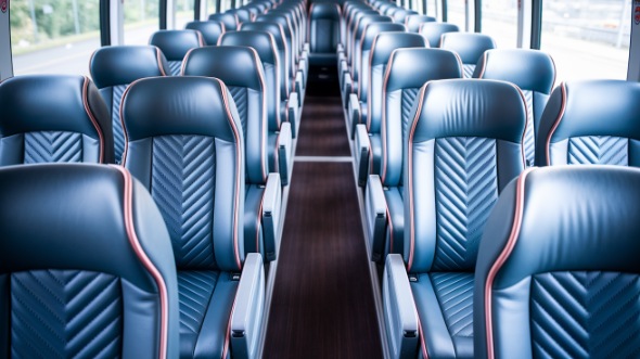 50 passenger charter bus interior