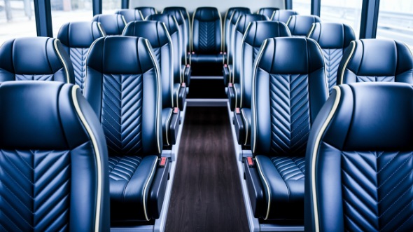 indio 15 passenger minibus inside