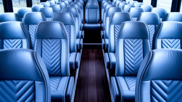 indio 28 passenger minibus inside