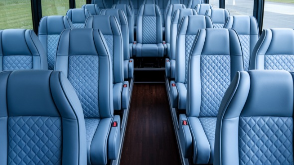 indio 30 passenger minibus inside