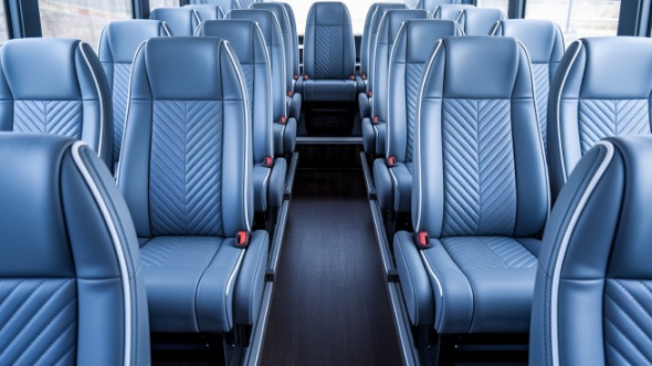 indio 30 passenger minibus interior