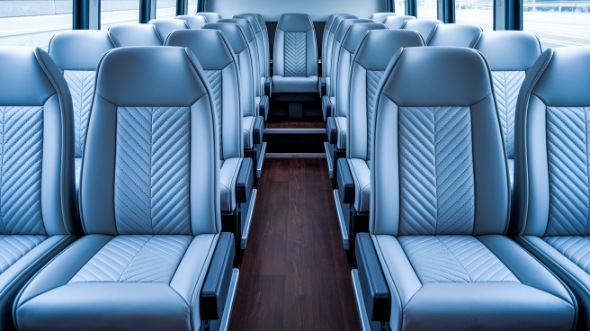 indio 35 passenger minibus inside