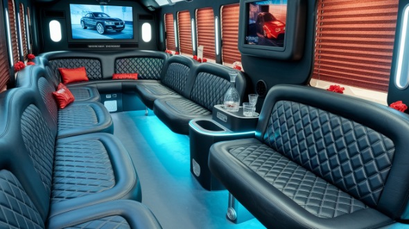 sprinter limo rental interior